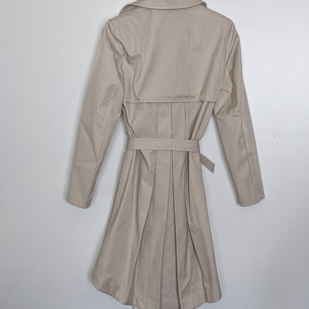 BNWT Express Ruffle Trench Coat - Picture 5 of 6